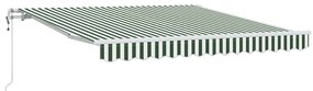 vidaXL Σκηνίτσα Αναδιπλούμενη 350 x 250 εκ Πράσινο και λευκό
