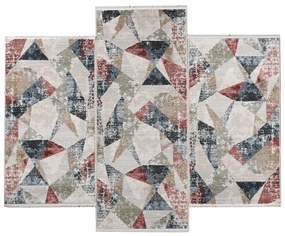Χαλιά Κρεβατοκάμαρας (Σετ 3τμχ) Polcarpet Allegra Valencia 547 L.Grey Rose