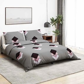 vidaXL Σετ Παπλωματοθήκης Πολύχρωμο 220x240 εκ. Βαμβακερό