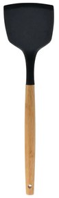Estia 01-14629 Σπάτουλα Bamboo Essentials Σιλικόνης 32 Εκ., Μαύρη