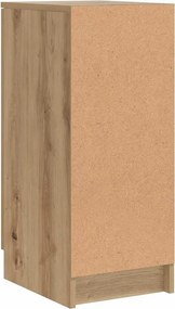 vidaXL Παπουτσοθήκη Χρώμα Αρτισιανή Δρυς 29,5x35x70 εκ. Επεξ. Ξύλο