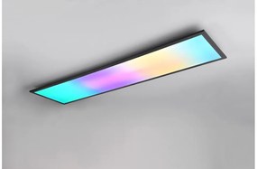 Πλαφονιέρα Φωτιστικό Οροφής LED RGBW 31W Μαύρο Dimmer 3CCT Εφέ Beta R67661232 Trio Lighting-R67661232-Μαύρο R67661232