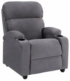 Πολυθρόνα Relax HM0122.10 80x92x102cm Grey Ύφασμα