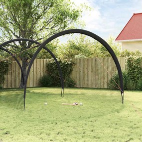 vidaXL Μπέιζμπολ &amp; Σόφτμπολ Μαύρο 70 x 35 x 24 cm Πολυεστέρας