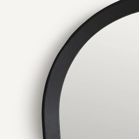 Τετράγωνος καθρέφτης από μασίφ δρυ, 60 εκ., Orion