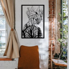 Decorative Metal Wall Accessory Arakan Black