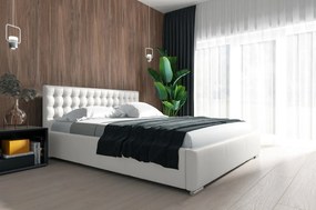 Επενδυμένο κρεβάτι Porto-Leuko-120 x 200