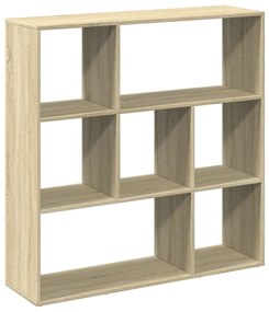 vidaXL Βιβλιοθήκη/Διαχωριστικό Χώρου Δρυς 102x29x103,5 εκ. Επεξ. Ξύλο