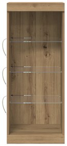 vidaXL Μπουφές με LED Φώτα Ξύλο Artisan 41x37x100 εκ