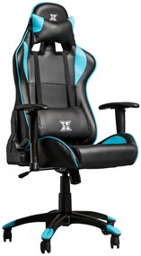 Serioux X-GC01-2D-B Torin Καρέκλα Gaming Δερματίνης με Ρυθμιζόμενα Μπράτσα Μαύρο/Μπλε