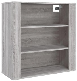 vidaXL Ντουλάπι Τοίχου Γκρι Sonoma 80x33x80 εκ. Επεξεργασμένο Ξύλο