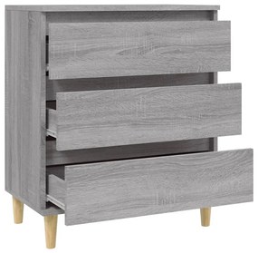 vidaXL Ντουλάπι Γκρι Sonoma 60x35x70 εκ. από Επεξεργασμένο Ξύλο
