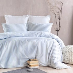 Σεντόνια Μονά (Σετ) Rythmos Diva Eloise Blue Γαλάζιο ΜΕ ΛΑΣΤΙΧΟ 105x205+25
