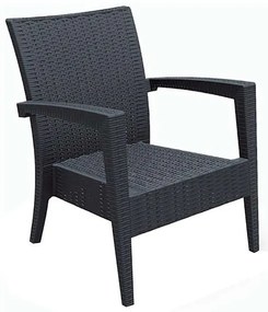 MIAMI DARK GREY ΠΟΛΥΘΡΟΝΑ 72Χ76Χ89εκ. ΠΟΛ/ΝΙΟΥ