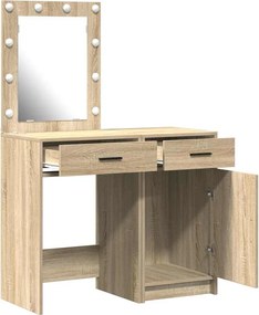 vidaXL Τραπέζι περιποίησης 2 τμχ. Καφέ 50 x 41 x 135 εκ