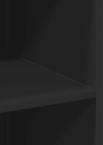 vidaXL Ντουλάπι Μαύρη 70x41x185 εκ. από Επεξεργασμένο Ξύλο