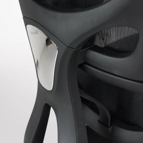 Καρέκλα γραφείου διευθυντή LINUX mesh μαύρο 61x63x117/125