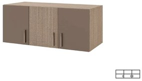 Προέκταση Ντουλάπας, 1211005 Μόκα, 53x50x120, Genomax GenomCITY1005MOKA