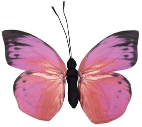 Διακοσμητική Πεταλούδα Τοίχου FTE323K6 30x27x3cm Pink Espiel Χαρτί