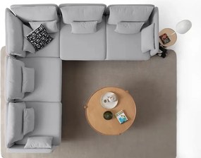 Corner Sofa Flexy L - Grey Grey