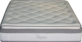 Στρώμα Utopia pakoworld pocket spring μονής όψης με ανώστρωμα 30-32cm 140x200εκ