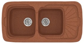 Sanitec Classic 304 Granite Terracotta Νεροχύτης