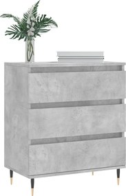 vidaXL Ντουλάπι Γκρι Σκυροδέματος 60x35x70 εκ. Επεξεργασμένο Ξύλο