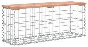 vidaXL Πάγκος Κήπου Συρματοκιβώτιο 103x31,5x42 εκ. Μασίφ Ψευδοτσούγκα
