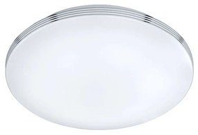 Φωτιστικό Οροφής-Πλαφονιέρα Led Apart 2100Lm 10x41cm Chrome-White 659412406 Trio Lighting Μέταλλο,Ακρυλικό