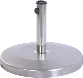 Βάση ομπρέλας Home ESPRIT Ασημί 48 x 48 x 38 cm