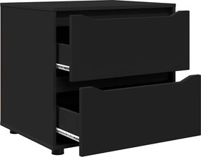 vidaXL Ντουλάπι αποθήκευσης Μαύρο 60 x 48 x 57 εκ Επεξεργασμένο ξύλο