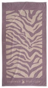 Πετσέτα Θαλάσσης 3849 Nude-Ivory Greenwich Polo Club Beach 90x170cm 100% Βαμβάκι