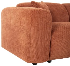 Γωνιακός Καναπές BRICKEN C3275.03R Δεξιά γωνία Κεραμιδί Ύφασμα 282x160x72Υεκ. 282x160x72 εκ.