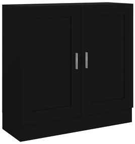 vidaXL Βιβλιοθήκη Μαύρη 82,5 x 30,5 x 80 εκ. Επεξ. Ξύλο