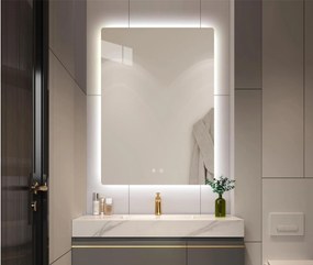 Καθρέφτης μπάνιου LED L-01 60x80 εκ. 60x2x80 εκ.