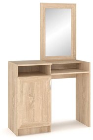 Intrahome Τουαλέτα κρεβατοκάμαρας Rebecca Intrahome με καθρέπτη sonoma 90x38,5x147,5εκ | SKU: INTRAPA-284111147