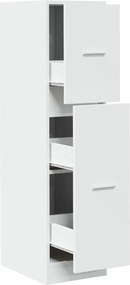 vidaXL Συρταριέρα Γενικής Χρήσης Λευκή 30x41x118 εκ. Επεξ. Ξύλο