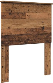 vidaXL Κεφαλάρι με κεφαλάρι Παλιό Ξύλο 75 cm Επεξεργασμένο ξύλο