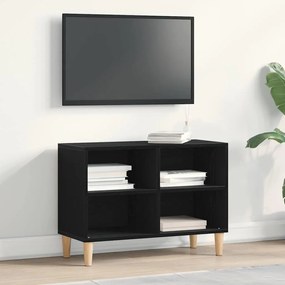 vidaXL Ντουλάπι TV Μαύρο 69.5 x 30 x 50 εκ. Επεξεργασμένο ξύλο