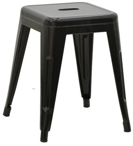 Σκαμπό Utopia pakoworld μέταλλο μαύρο 30x30x45εκ (1 τεμάχια)