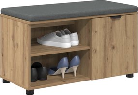 vidaXL Παγκάκι Χαλωρίου Τεχνίτικη Δρυς 80 x 38 x 46 εκ