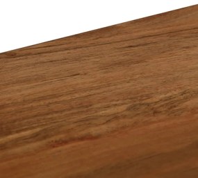 vidaXL Πάγκος Τραπεζαρίας 160x40x45 εκ. από Μασίφ Ξύλο Ακακίας/Ατσάλι