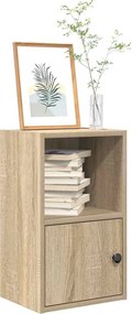 vidaXL Βιβλιοθήκη Sonoma Δρυς 31x24x52 εκ. από Επεξεργασμένο Ξύλο