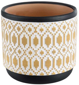 Κασπώ Varanasi 20524 Φ14,5x13cm Multi-Gold GloboStar Ceramic