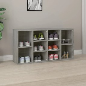 vidaXL Παπουτσοθήκη Γκρι Sonoma 103x30x54,5 εκ. από Επεξεργασμένο Ξύλο