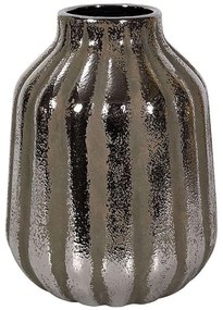 Βάζο Κεραμικό 0024-124-157 21x27cm Silver-Sand Ceramic