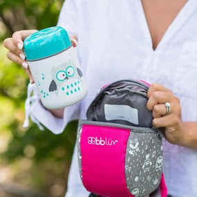 Βρεφικό Θερμός Φαγητού 300ml Με Κουτάλι Bbluv B0122-A Aqua Blue