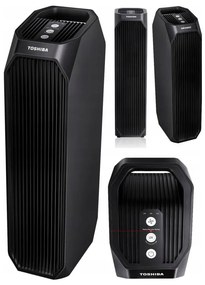 Καθαριστής αέρα Toshiba CAF-Z45FR, 20 m2, 54 W, 228 m3/h, 3 λειτουργίες, ιονισμός, HEPA, 32 dB, Μαύρο