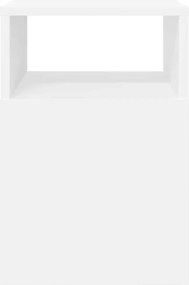 vidaXL End Table Λευκό 30,5 x 30 x 45 εκ Επεξεργασμένο ξύλο