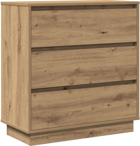 vidaXL Κομοδίνο Artisan Oak 71 x 34,5 x 75 εκ. Επεξεργασμένο ξύλο